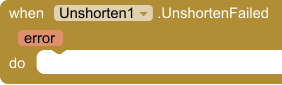 Unshorten block 1